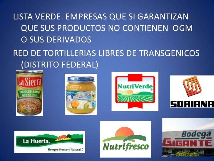 Alimentos transgenicos Alimentos transgenicos