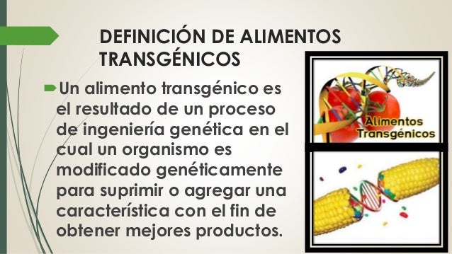 definicion de alimentos transgenicos alimentos transgenicos ppt definicion de alimentos transgenicos alimentos transgenicos ppt