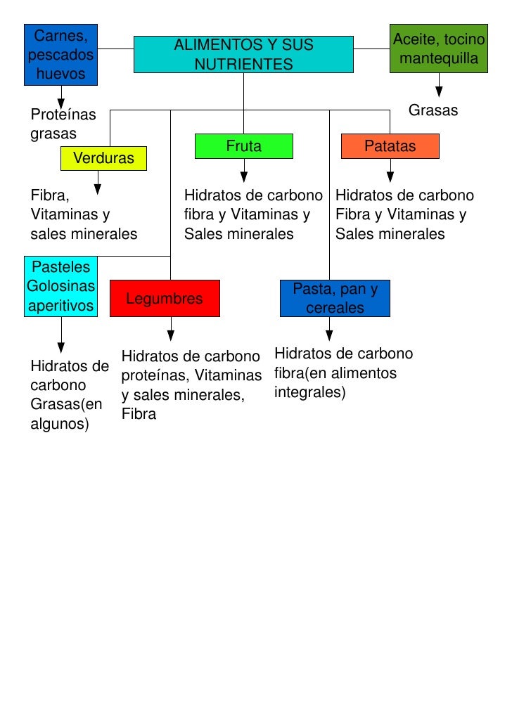 Alimentos y sus nutrientes