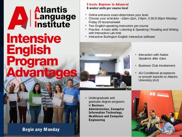 exam ielts miami at Institute is Atlantis Atlantis Language University