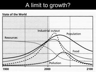 A limit to growth? 
 