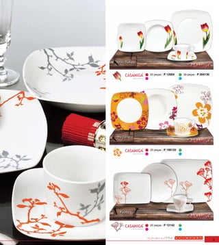 20 peças - P 12004    30 peças - P 004130
Backstamp




            20 peças - P 199120
Backstamp




            20 peças - P 12142
Backstamp




                                                        9
 