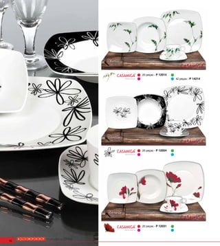 20 peças - P 12014
     Backstamp                        42 peças - P 14214




                 20 peças - P 12054
     Backstamp




                 20 peças - P 12031
     Backstamp




10
 