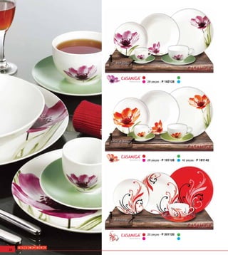 Backstamp   28 peças - P 182128




     Backstamp   28 peças - P 181128   42 peças - P 181142




                 20 peças - P 201120
     Backstamp




22
 