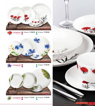 20 peças - P 188120   30 peças - P 188130
Backstamp




                                  30 peças - P 162130
Backstamp




            20 peças - P 12136    30 peças - P 136130
Backstamp




                                                        23
 