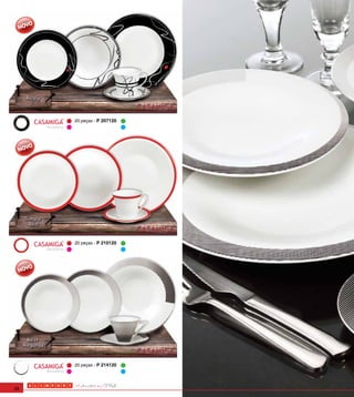 20 peças - P 207120
     Backstamp




                 20 peças - P 210120
     Backstamp




                 20 peças - P 214120
     Backstamp




28
 