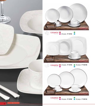 Backstamp   28 peças - P 12152




                 20 peças - P 12153   30 peças - P 153130
     Backstamp




     Backstamp   28 peças - P 12102   42 peças - P 102142


32
 