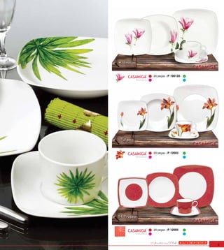 20 peças - P 190120
Backstamp




            20 peças - P 12003
Backstamp




            20 peças - P 12005
Backstamp




                                  5
 