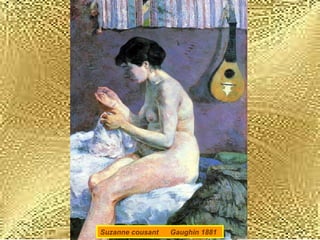 Suzanne cousant  Gaughin 1881 