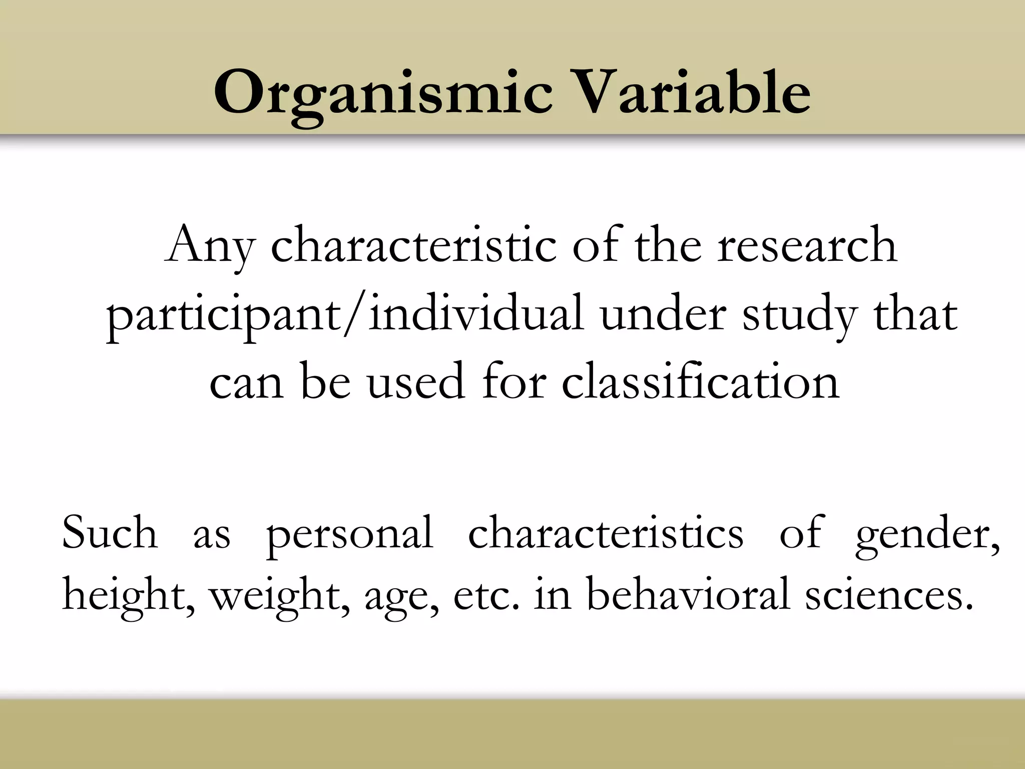 Types of Variables | PPT