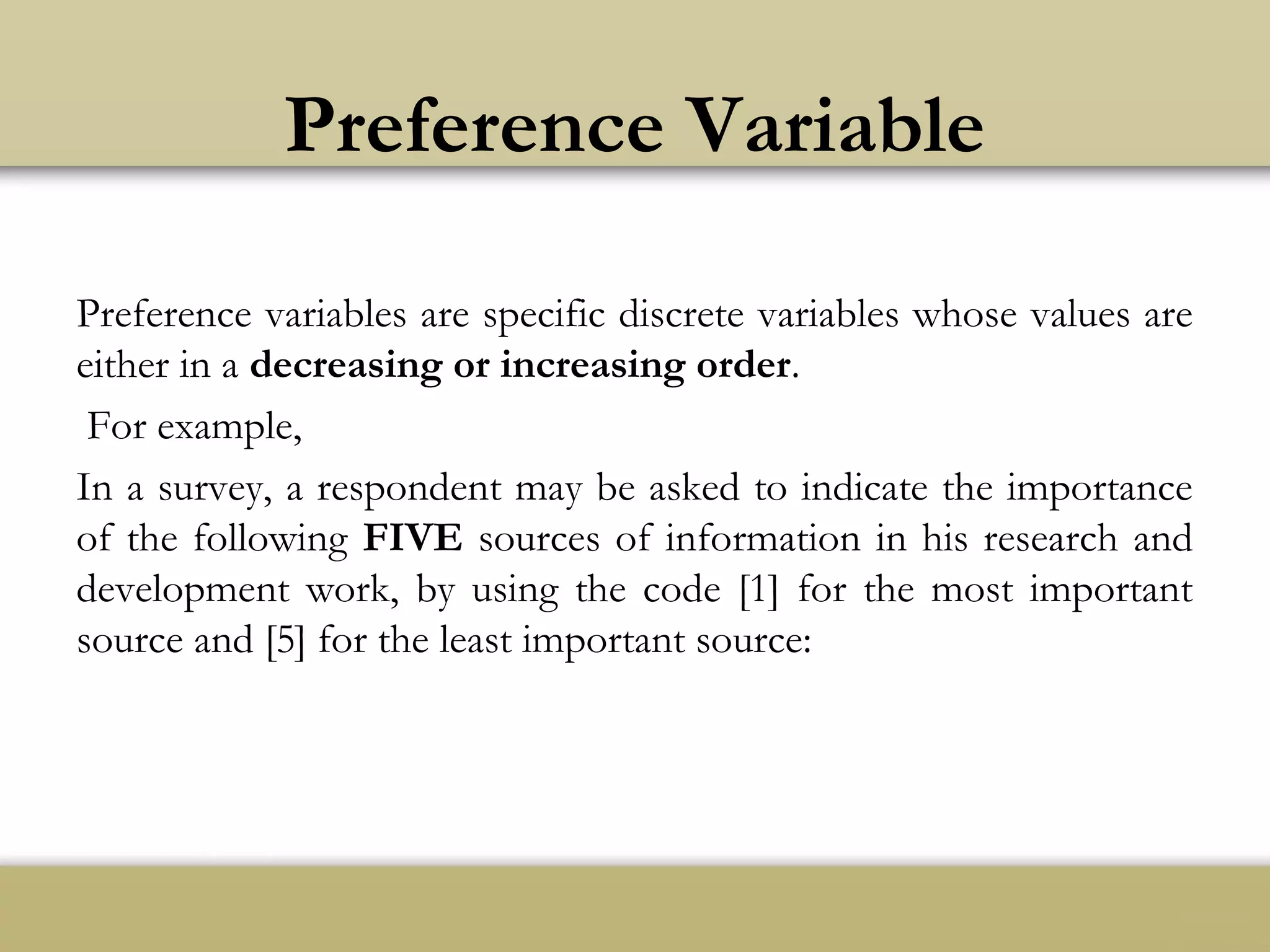 Types of Variables | PPT
