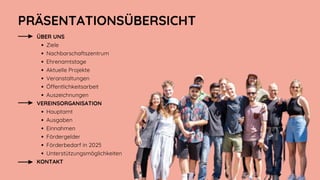 ÜBER UNS
Ziele
Nachbarschaftszentrum
Ehrenamtstage
Aktuelle Projekte
Veranstaltungen
Öffentlichkeitsarbeit
Auszeichnungen
...