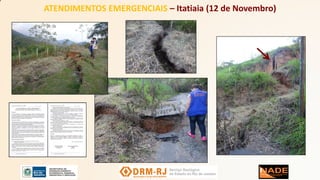 ATENDIMENTOS EMERGENCIAIS – Itatiaia (12 de Novembro)
 