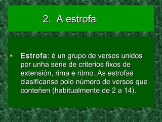 Estrofa Fruta A linguaxe literaria 3º eso | PPT