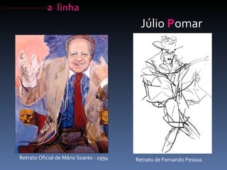 Júlio  P omar Retrato de Fernando Pessoa. Retrato Oficial de Mário Soares - 1994 