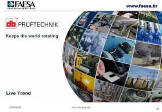 124
25/06/2020 Prof. Julio Rezende
www.faesa.br
ALINHAMENTO DE MÁQUINAS ROTATIVAS
 