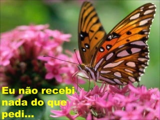 Eu não recebi
nada do que
pedi...
 