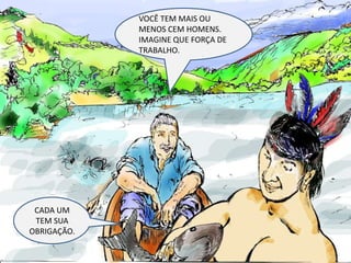 VOCÊ TEM MAIS OU MENOS CEM HOMENS. IMAGINE QUE FORÇA DE TRABALHO.CADA UM TEM SUA OBRIGAÇÃO.