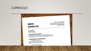 CURRICULO
 
