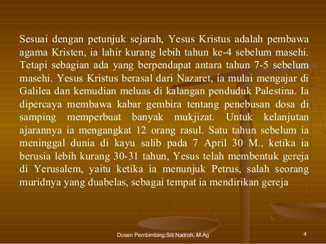 Sejarah Agama Kristian - Eliasrfg