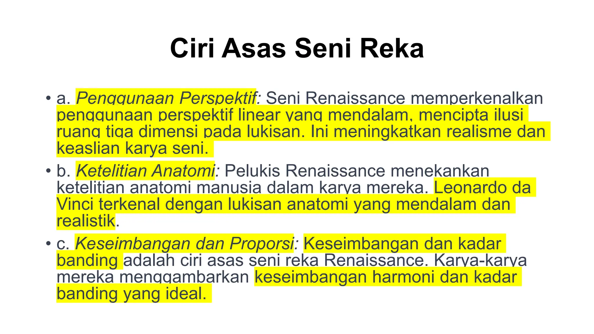 SEJARAH SENI BARAT ALIRAN RENAISSANCE DAN TOKOHTOKOHNYA PPT