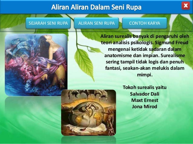 Aliran seni rupa {kelas xi smt 1}