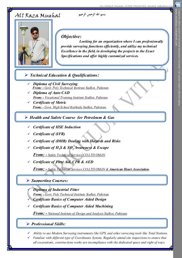 senior surveyor cv chief engineer cv