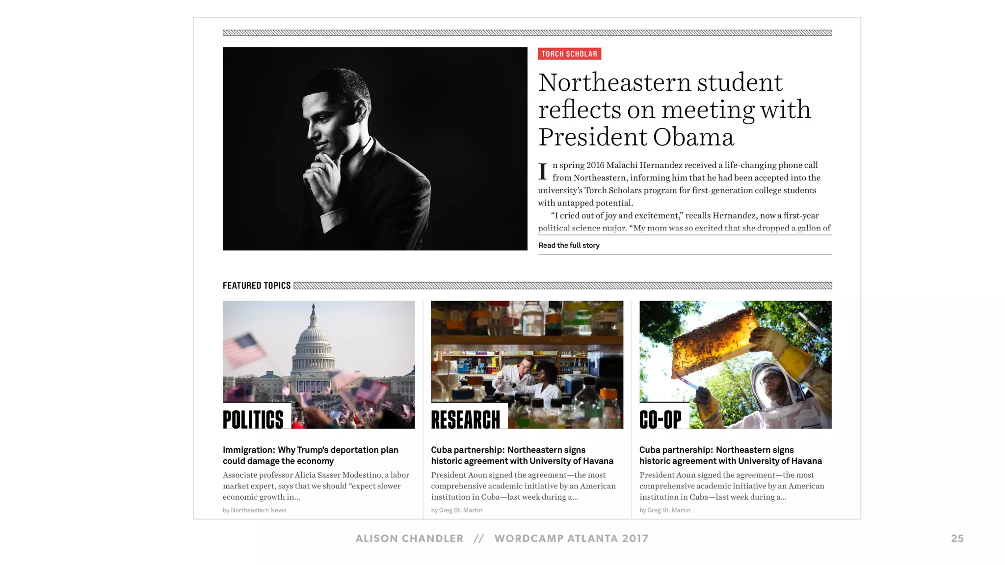 ALISON CHANDLER // WORDCAMP ATLANTA 2017 25
 