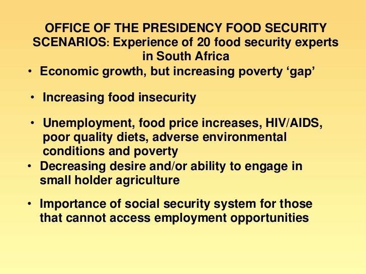 Low Food Prices Decrease Poverty Low Food Prices Decrease Poverty