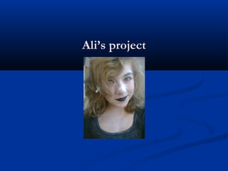 Ali’s project

 