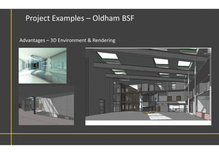 Advantages – 3D Environment & Rendering
Project Examples – Oldham BSF
 