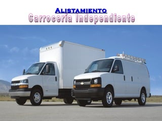 AAlliissttaammiieennttoo 
 