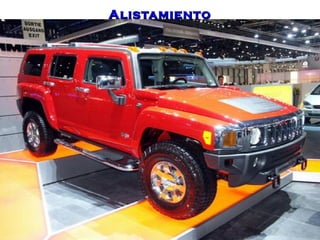 AAlliissttaammiieennttoo 
 