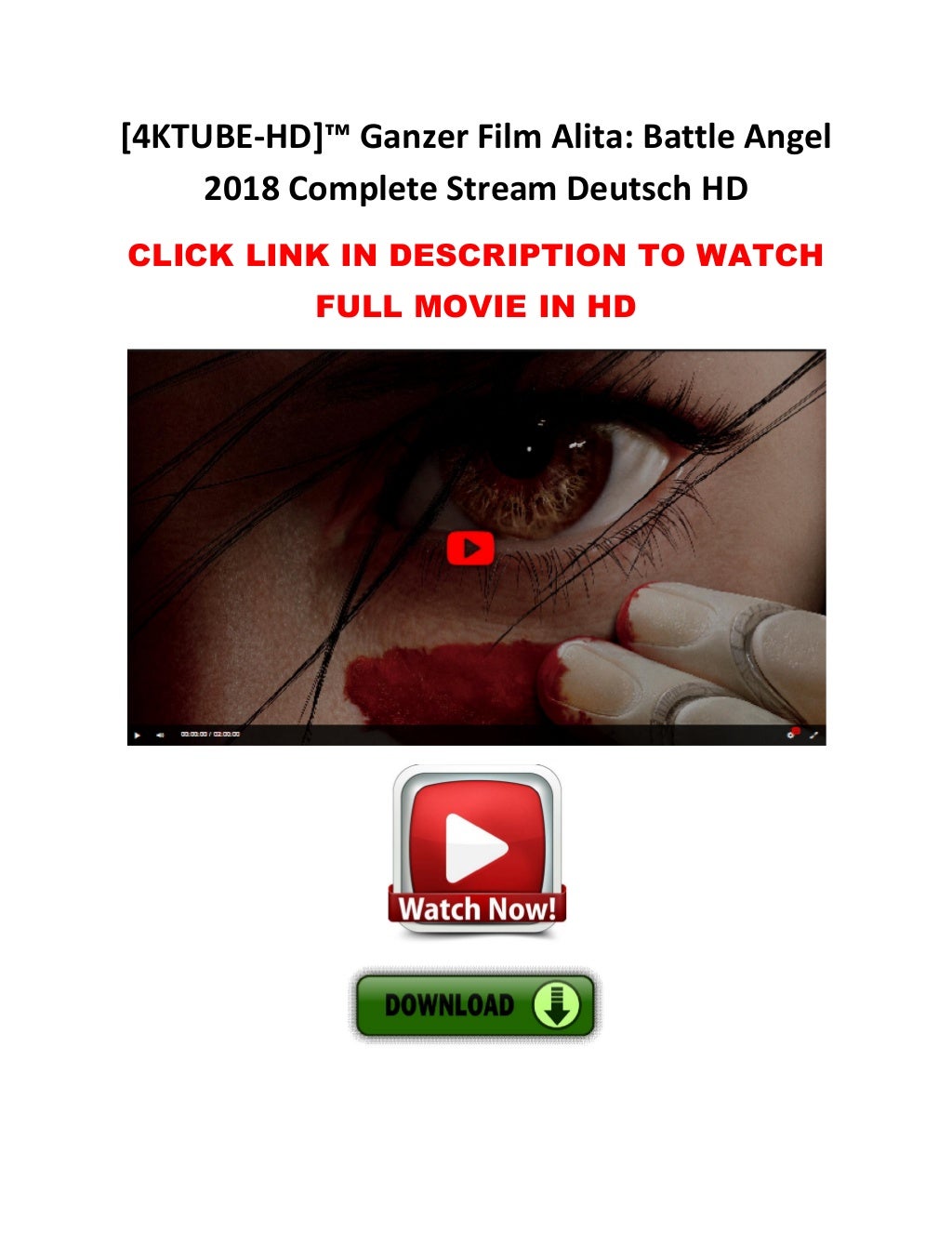 Alita Battle Angel Deutsch Ganzer Film