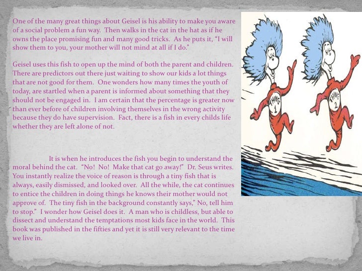 The Cat In The Hat Literary Analysis The Cat In The Hat Literary Analysis