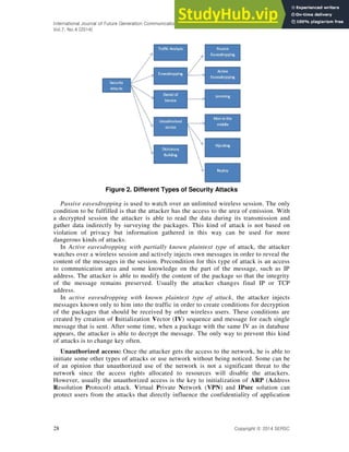A Literature Review Of Security Threats To Wireless Networks | PDF