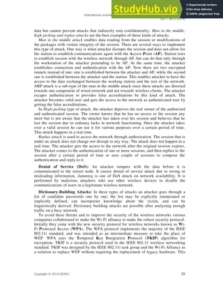 A Literature Review Of Security Threats To Wireless Networks | PDF