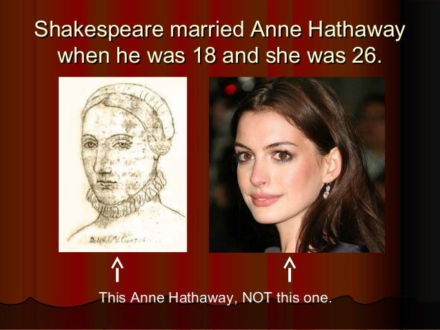 Anne hathaway shakespeare