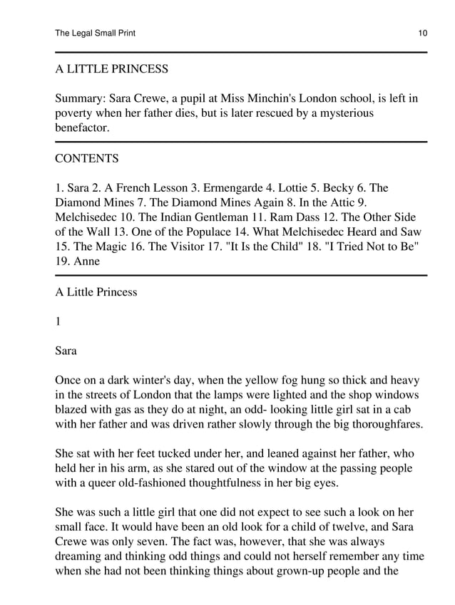 A little princess | PDF