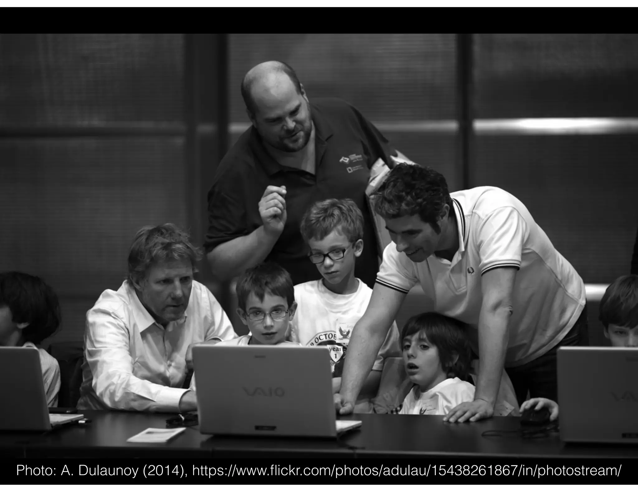 Photo: A. Dulaunoy (2014), https://www.ﬂickr.com/photos/adulau/15438261867/in/photostream/
 