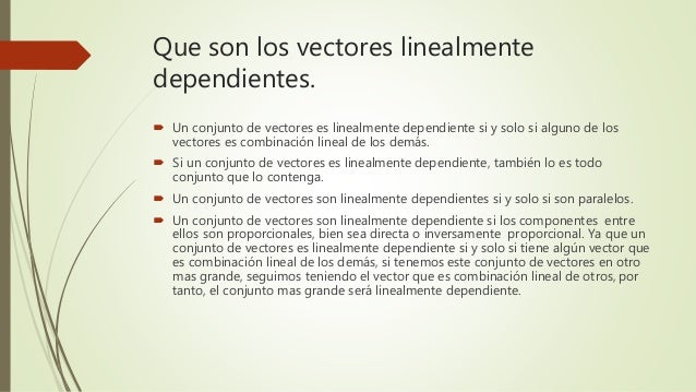 VECTORES.