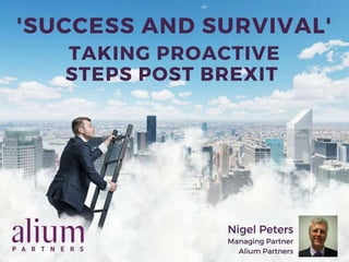 Post-Brexit Business Planning - Maximise the Moment