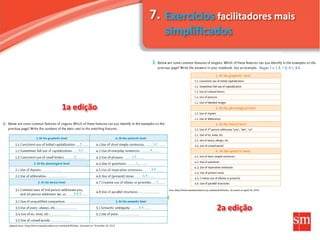 7. Exercícios facilitadores mais
simplificados
1a edição
2a edição
 