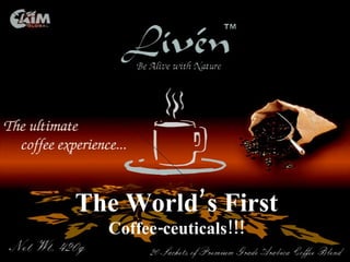 The World’s First Coffee-ceuticals!!! 