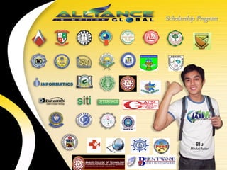 GLOBAL PACKAGE = P7,980 Value for Money Package!!! 200,000 Personal Accident Insurance 10,000 Medical Reimbursement / Burial 50, 000 Unprovoked Death Discount of 25% on all products ATM Card Free Web Page www.aimglobalinc.com Business Kit Scholarship Program Free Medical Checkup/ Laboratories  TF: 15,000 – 21,000/ SEM MF: 2,500 17,500   7,500 SAVE   10,000 /SEM     X 2 SEM / YEAR SAVE  20,000 / YEAR SAVE  80,000 / COURSE   X 4 YEARS A: B: C: 