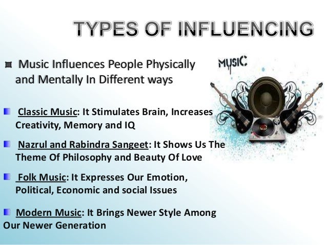 the influence of music