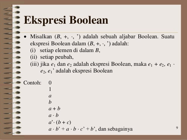 Aljabar Boolean 1