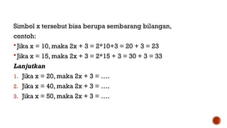 Aljabar math 7, pengertian dan materi.pptx