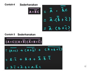 Contoh 4
12
Sederhanakan
Contoh 5 Sederhanakan
 