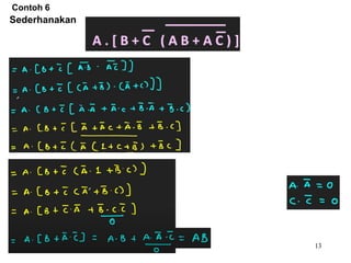 13
Contoh 6
Sederhanakan
 